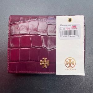 Tory Burch Blake Embossed Mini Wallet